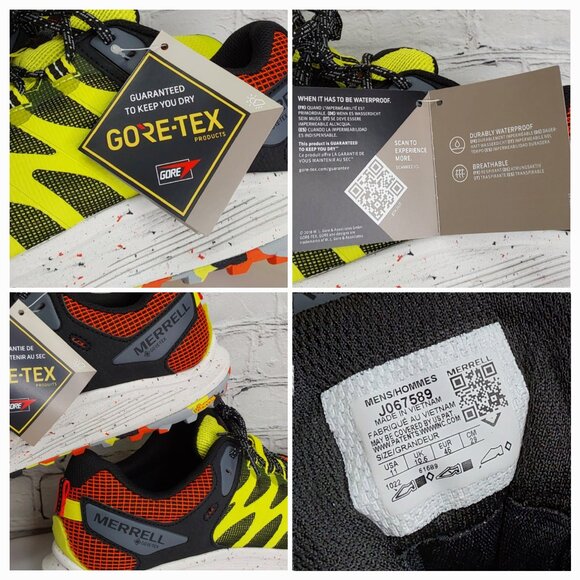 MERRELL 'NOVA 3 GORE-TEX' WEATHER/WATERPROOF TRAIL RUNNING REFLECTIVE SHOES - Picture 12 of 16